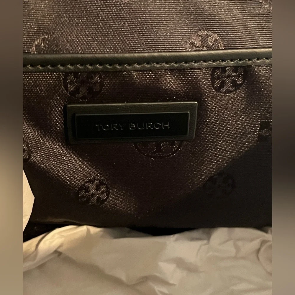 Tory Burch Willa Matte Black Backpack NWT Authentic